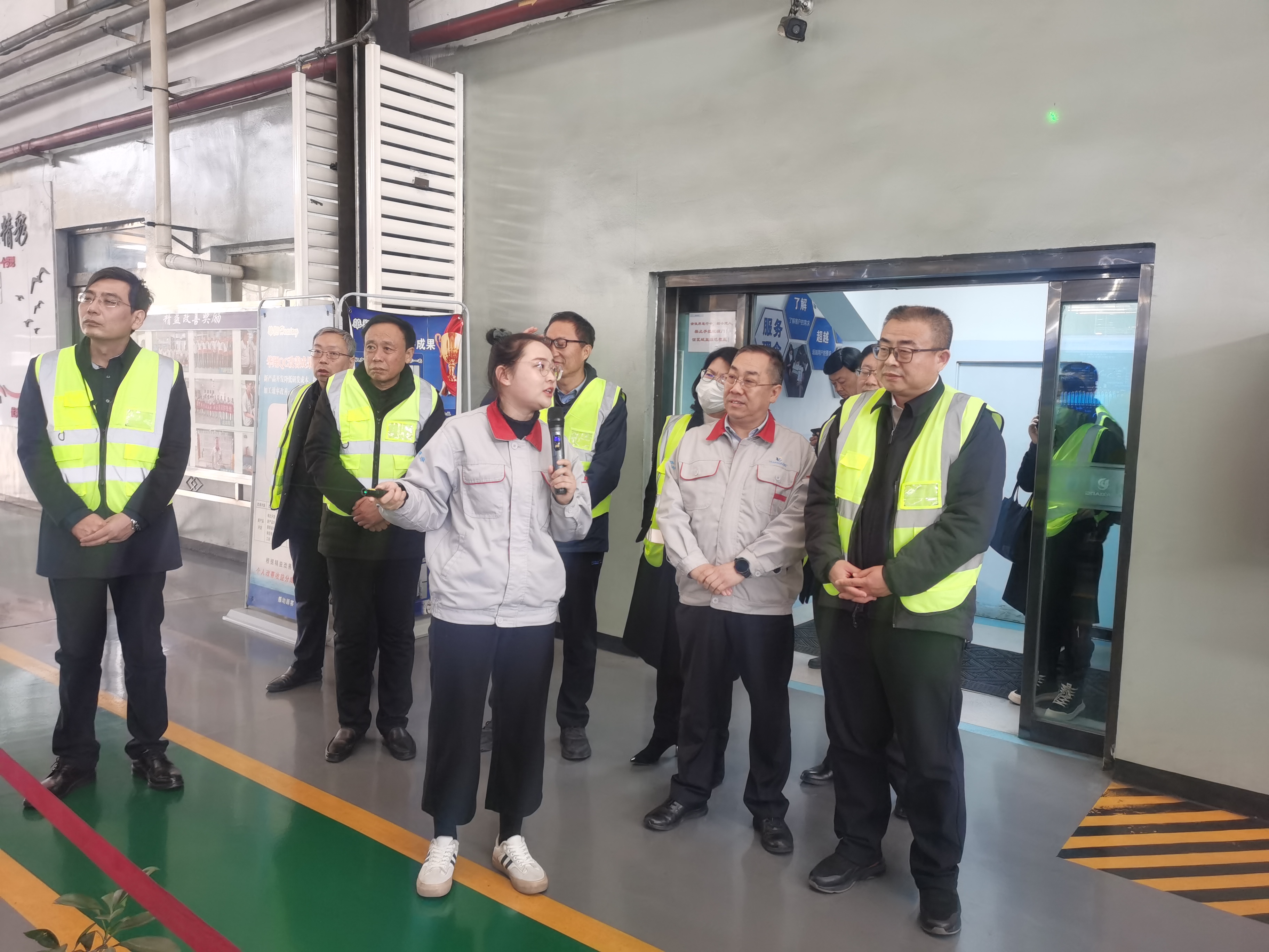 省市场监管局辅导一行莅临我司调研参观